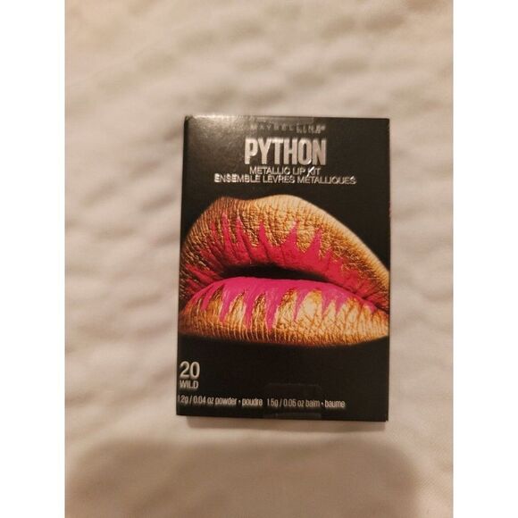 Maybelline New York Lip Studio Python 20 WILD Metallic Duo Portable Kit *SEALED* - Picture 1 of 6